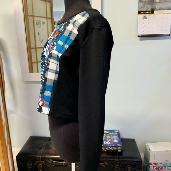 ❤️Nicole by Nicole Miller Floral Abstract Top-XL - Picture 2 of 6